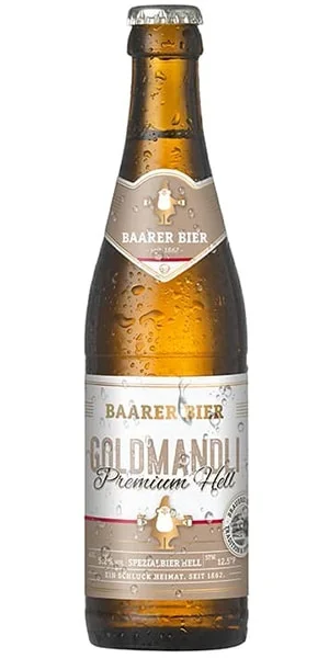 Baarer Goldmandli Premium Hell 5,2% – 8 x 33 cl
