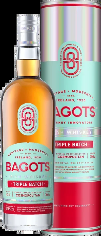 Bagots Irish Whisky Triple Batch in gift box