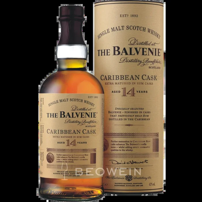 Balvenie 14 Jahre Caribbean Cask 0,7 l – tgh24 – Fachgroßhandel für Getränke