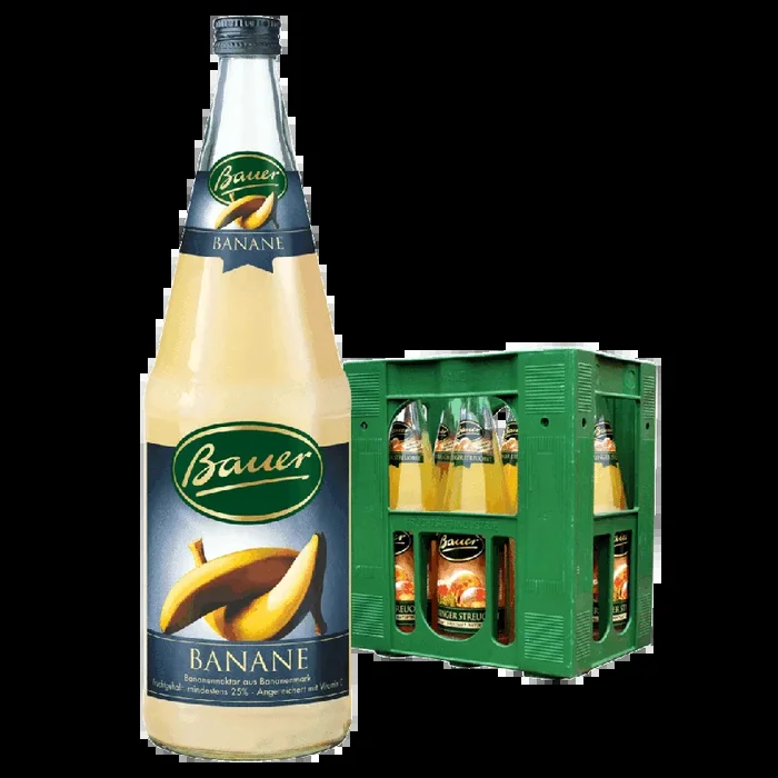 Bauer Bananen-Nektar 6×1,0 l – tgh24 – Fachgroßhandel für Getränke