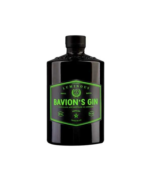 Bavion’s Luminous Gin | Mit Leuchteffekt (LED) | Distilled Gin | 45% Vol.