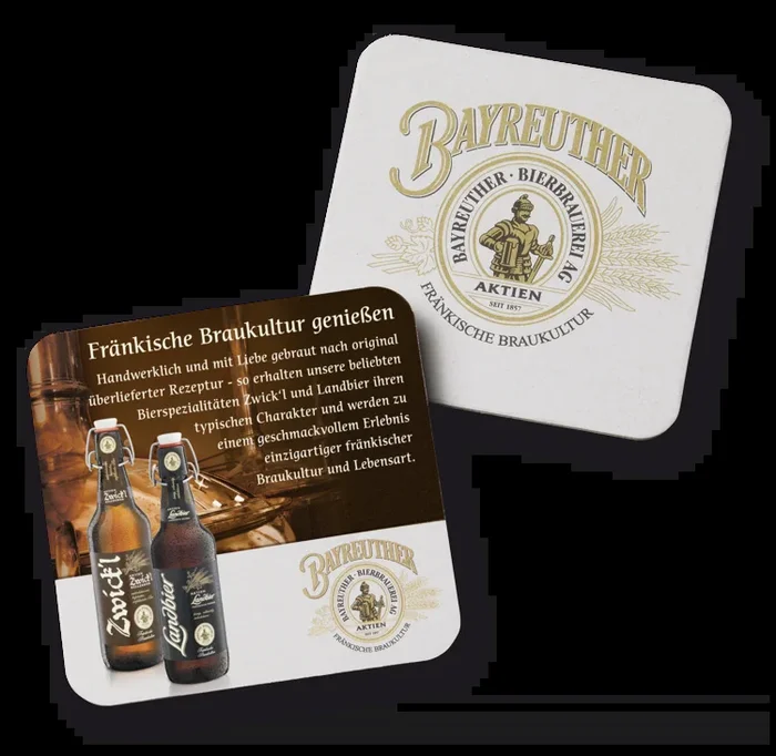 Bayreuther Bierbrauerei AG BAYREUTHER Bierdeckel (80 Stück)