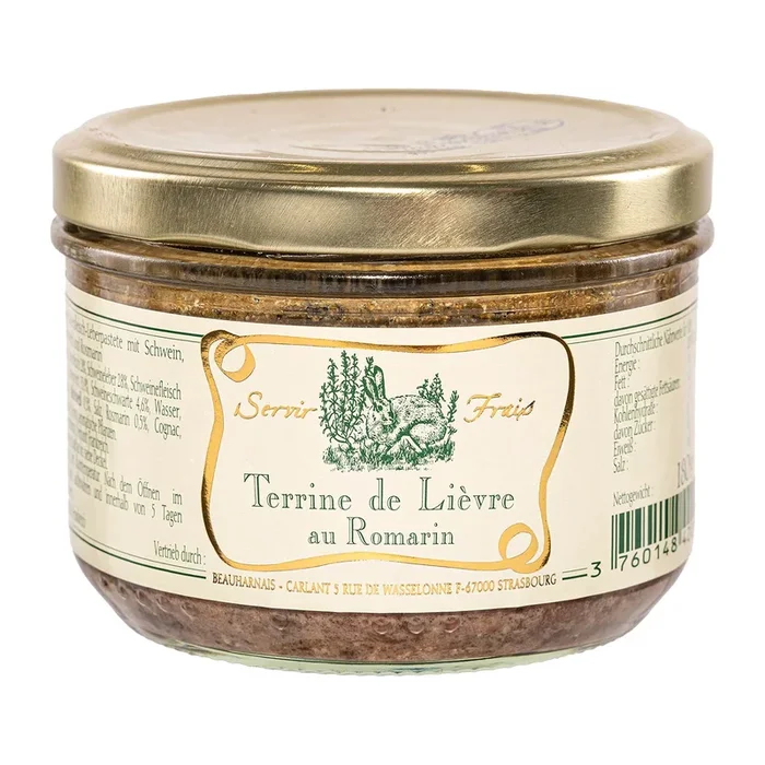 Beauharnais | Hasenpastete mit Rosmarin | 180g