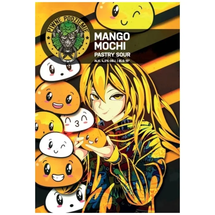 Beer underground Mango Mochi Pastry Sour 4,2% 0,5L