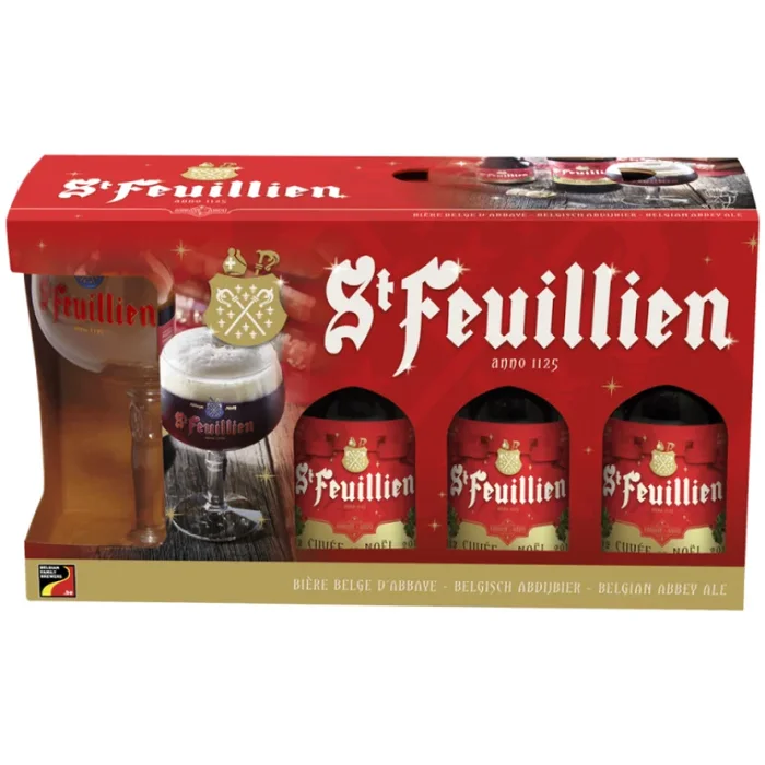 BELGIA ST. FEUILLIEN NOEL Zestaw + Pokal