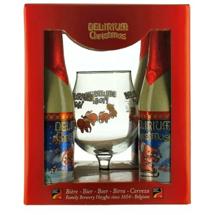 BELGIEN DELIRIUM NOEL SET + Pokal