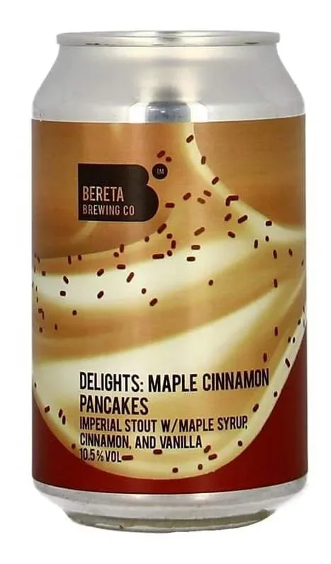 Bereta Delights Maple Cinnamon Pancakes 10.5% – 24 x 33 cl Dose