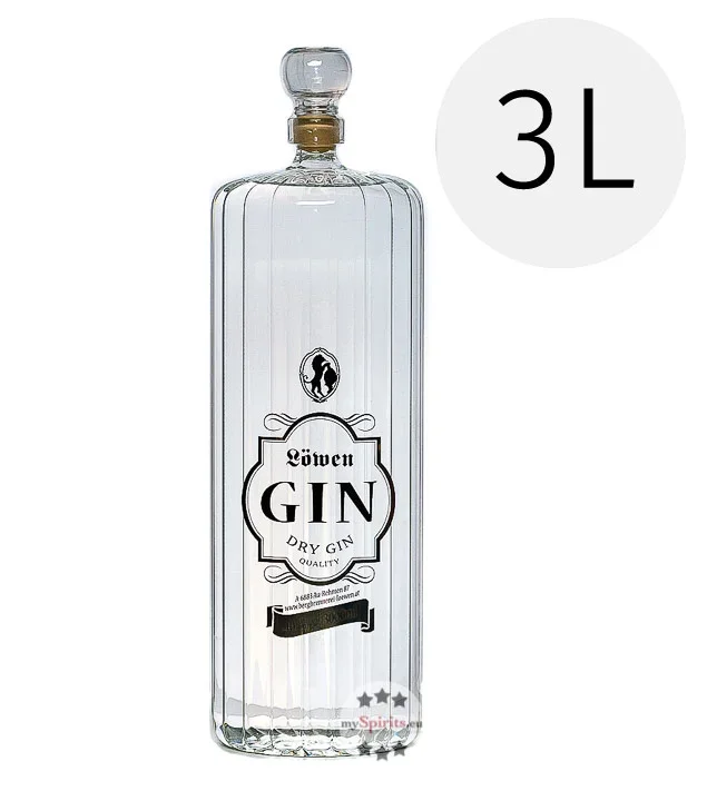 Bergbrennerei Löwen Dry Gin 3l Magnumflasche