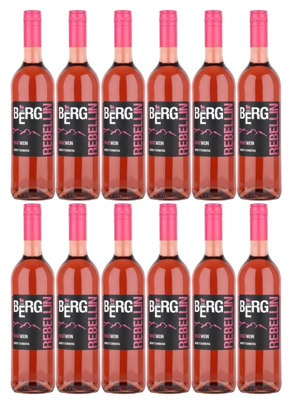 BergRebellin Rosewein, Winzer vom Weinsberger Tal, Württemberg (12 x 0,75 l)