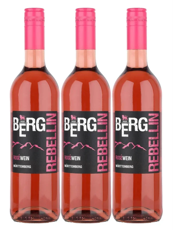 BergRebellin Rosewein, Winzer vom Weinsberger Tal, Württemberg (3 x 0,75 l)