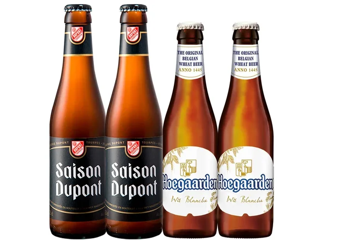 Bier Grill-Paket Champignon mit 4 Bierflaschen