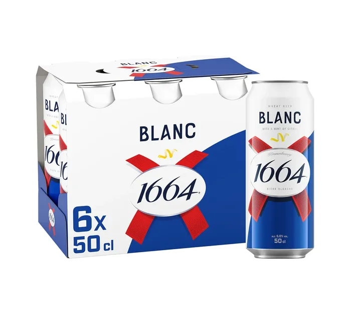 Bière blanche 1664 Blanc 6x50cl – Commander en ligne | Boutique de boissons