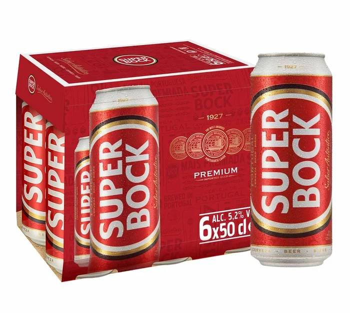 Bière blonde Super Bock 50 cl, pack de 6 | Achetez dès maintenant dans notre boutique
