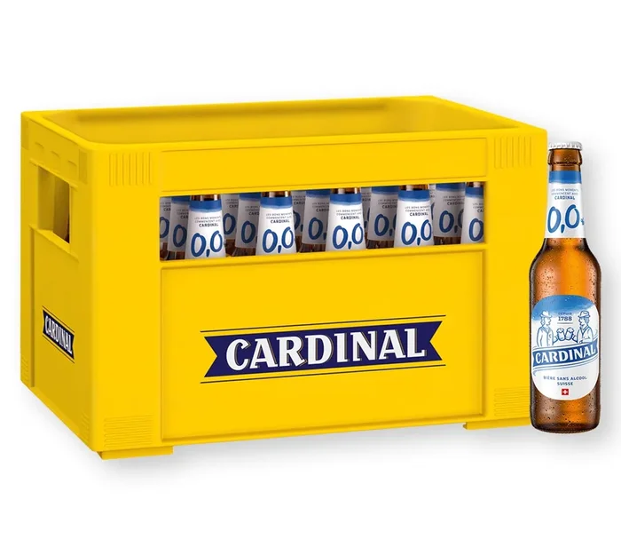 Bière Cardinal 0,0 % 33 cl, 24 cartons | Achetez dès maintenant dans notre boutique de boissons