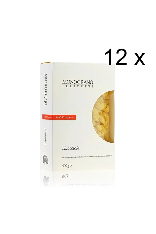 Bio Chiocciole „KAMUT khorasan“ No. 173 (12 x 500g) Monograno Felic…