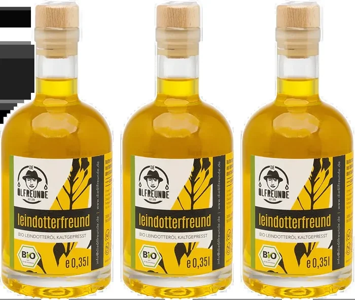 Bio Leindotterfreund Vorratspack (3x Leindotteröl)