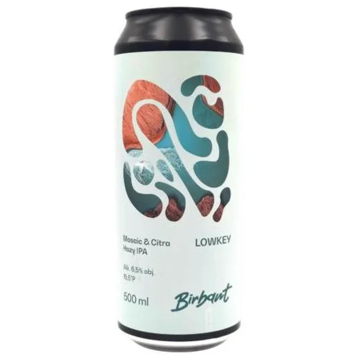 Birbant LOWKEY Mosaic Citra Hazy IPA 6,5% 0,5L