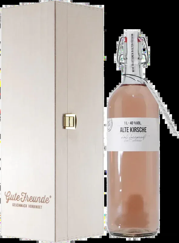 Birkenhof Alte Kirsche fruit brandy with wooden gift box
