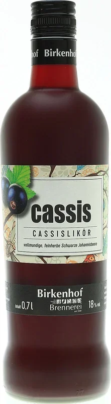 Birkenhof Cassislik�r 0,7 Liter 18 % Vol.