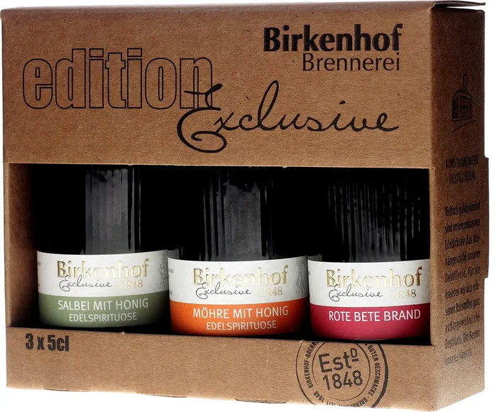 Birkenhof Edition Exclusive 03 Veggie 3 x 0,05 Liter 38,67 % Vol.