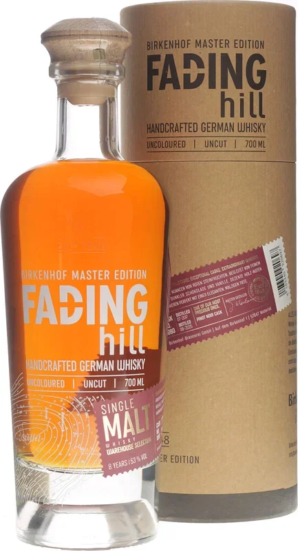 Birkenhof Fading Hill Single Cask Warehouse Selection 8 Jahre Pinot Noir Cask 0,7 Liter 53 % Vol.