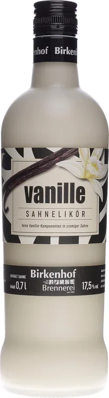 Birkenhof Vanille-Sahne Lik�r 0,7 Liter 17,5 % Vol.