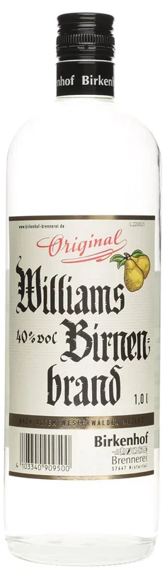 Birkenhof Williams Birnenbrand mit 1 Liter