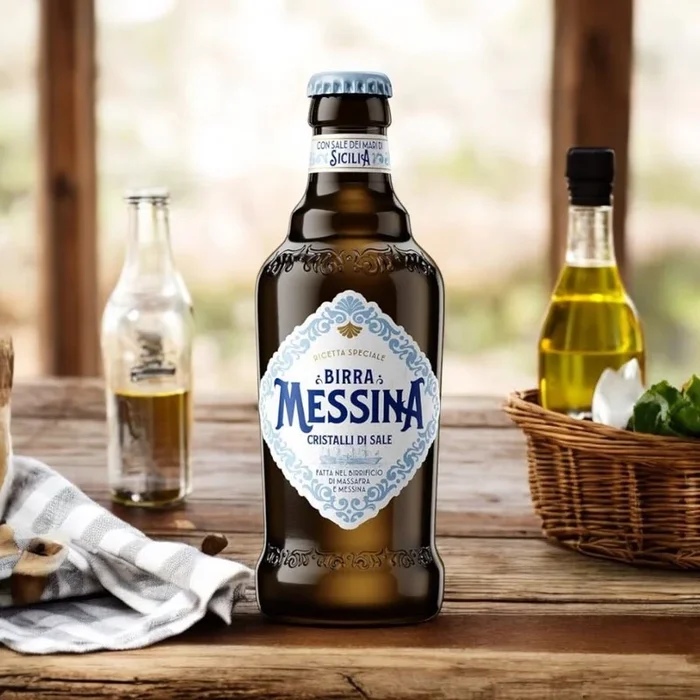 Birra Messina Cristalli di Sale 0,33l – Mediterranes Lagerbier mit Meersalz