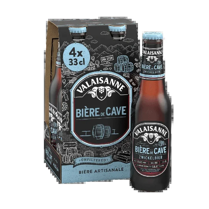 Birra Valaisanne Biere de Cave 33cl Confezione da 4 | Acquista on-line adesso