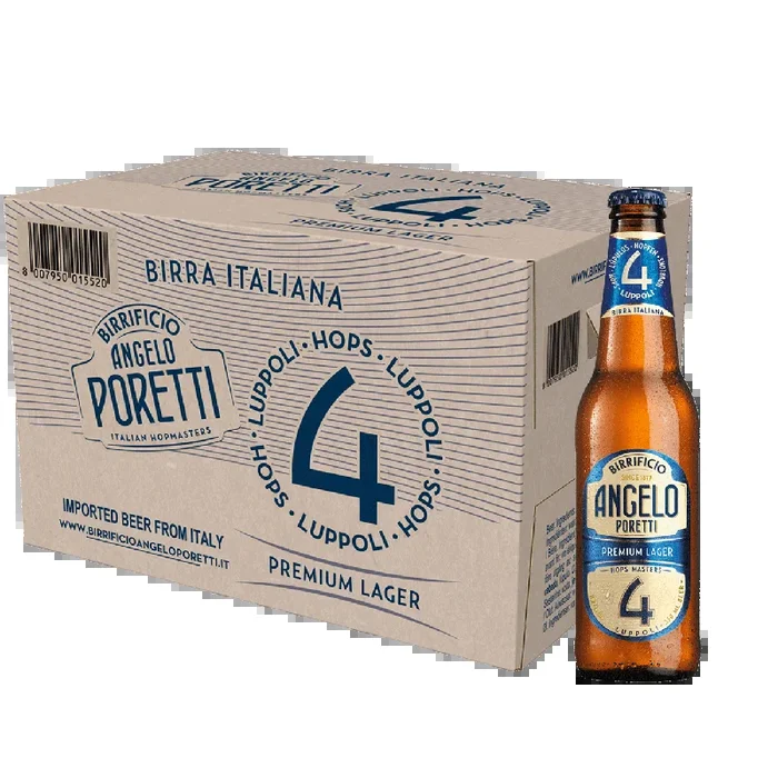 Birrificio Angelo Poretti 4 Bière Luppoli 33cl 24-Pack | Achetez maintenant dans le magasin de boissons
