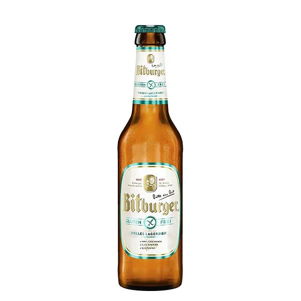 Bitburger Helles Lagerbier Glutenfrei 24×0,33L