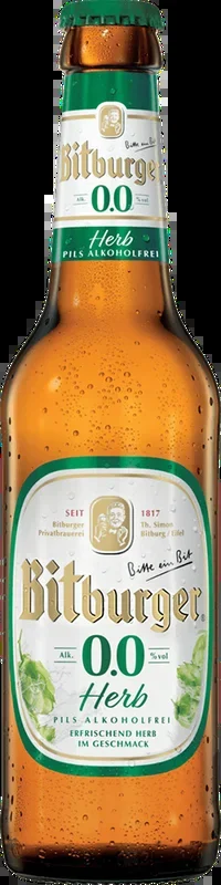 Bitburger Pils Herb Alkoholfrei – 24 x 33 cl