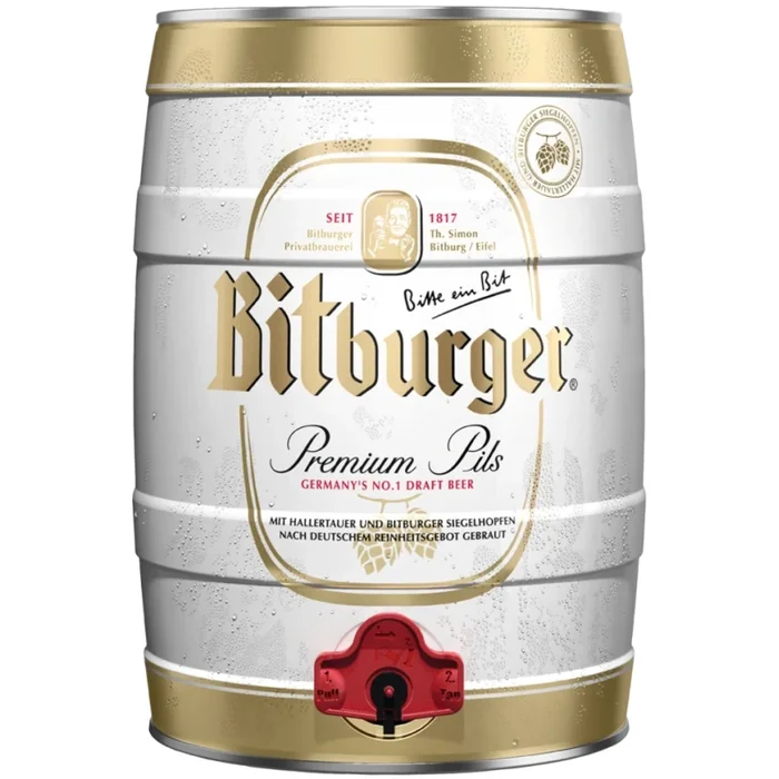 BITBURGER PREMIUM PILS 5L FASS – Deutschland
