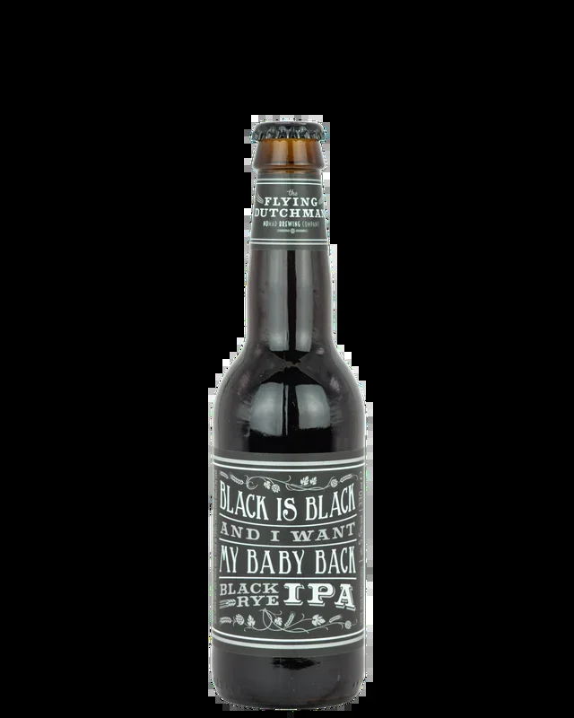 Black is Black and I want my baby back Black Rye IPA – 33cl