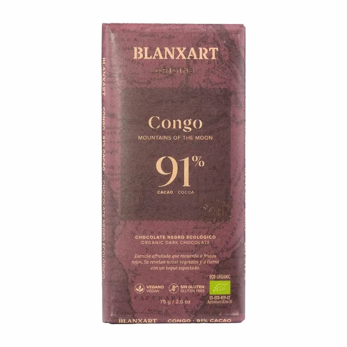 Blanxart Schokolade | Edelbitter Kongo 91% [BIO]