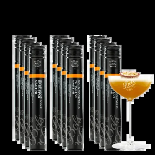 Bols Cocktails Ready to Enjoy Pornstar Martini Tubes 12 Pack