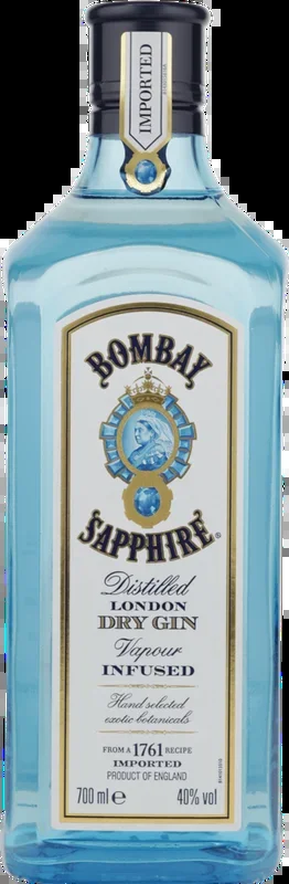 Bombay Sapphire 40% vol London Dry Gin 0,7 l