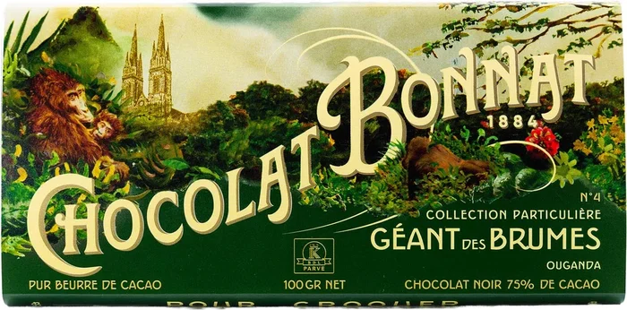 Bonnat Schokolade | Géants des Brumes | Ouganda 75%