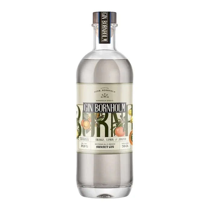 Bornholm Sunset Gin Orange & Zitrone. 0,7l, Alk. 37,5 % vol.