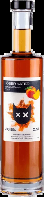 Böser Kater Saftiger Pfirsich – Ginlikör