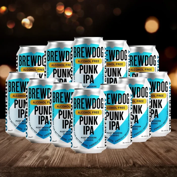 BrewDog Punk AF Alcohol Free IPA 330ml Cans 0.5% ABV (12 Pack)
