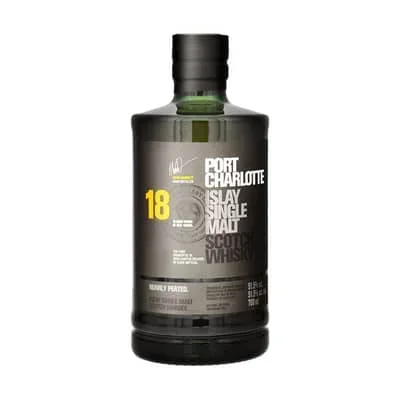 Bruichladdich Port Charlotte Heavily Peated 18 Years Islay Single Malt Scotch Whisky 70cl