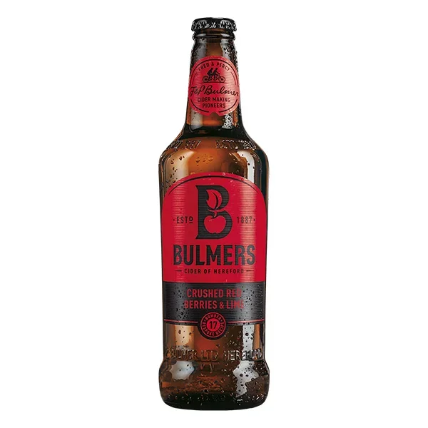 Bulmers Crushed Red Berries & Lime Premium Cider 12×0,50L