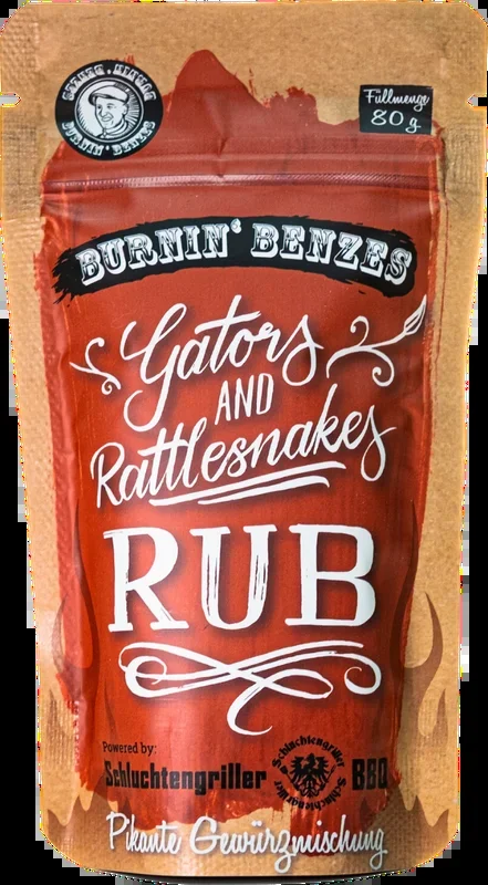 Burnin‘ Benzes Gators & Rattlesnakes Rub – Spice mix