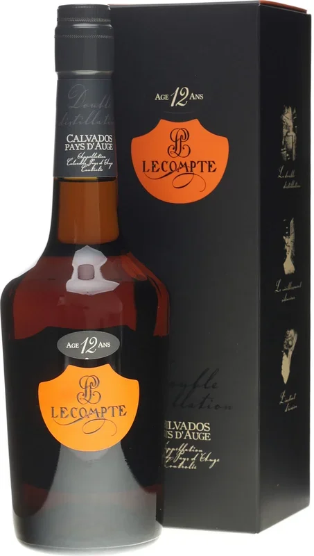 Calvados Lecompte 12 Jahre 0,7 Liter 40 % Vol.