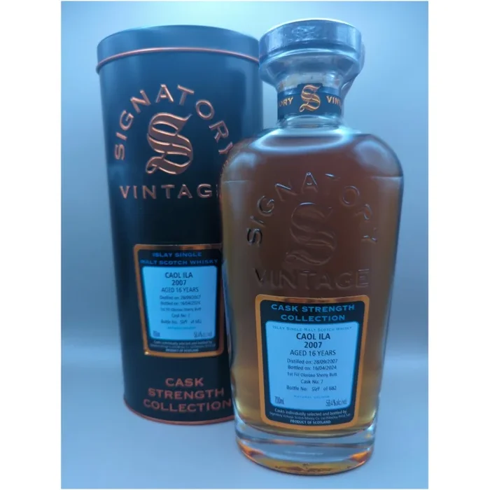 CAOL ILA 2007 Aged 16 Years- Islay Single Malt Whisky Scotch Whisky – 58,4% 0,7l – Cask Strength Collection