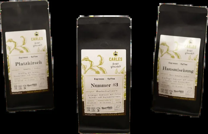 Carles Bio Espresso Entdecker Set Vollautomat (3x Espresso Blend)