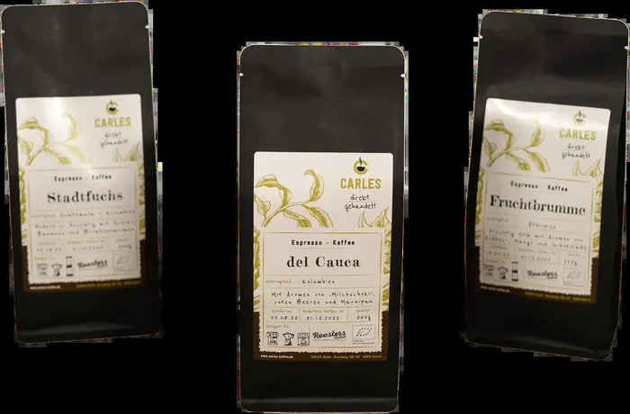 Carles Organic Espresso Discovery Set Fruity (2x Espresso Blend + 1x Espresso Arabica)