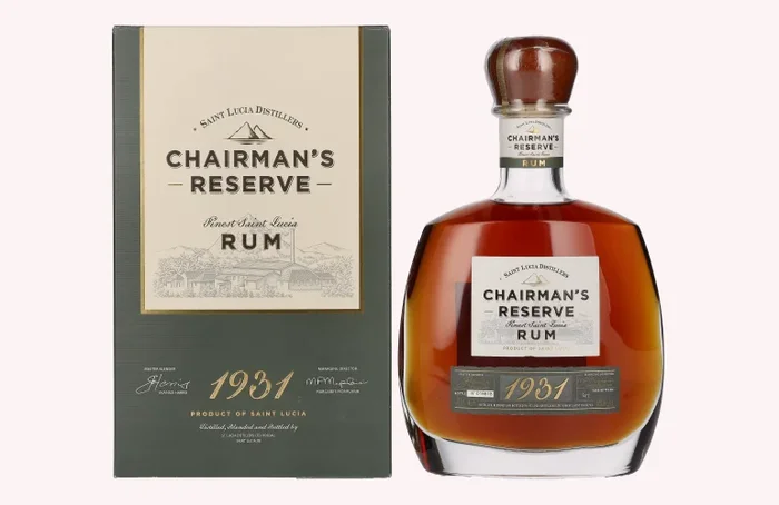 Chairman’s Reserve 1931 Finest St. Lucia Rum 46% Vol. 0,7l in Geschenkbox