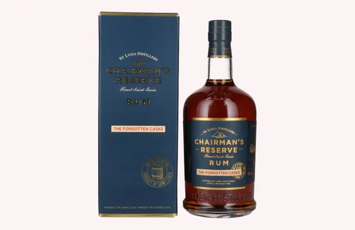 Chairman’s Reserve THE FORGOTTEN CASKS Finest St. Lucia Rum 40% Vol. 0,7l in Geschenkbox